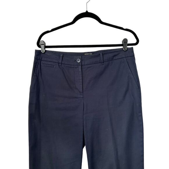 Talbots Pants Womens Size 10 The Perfect Chino Blue Mid Rise Stretch Casual - Picture 2 of 11